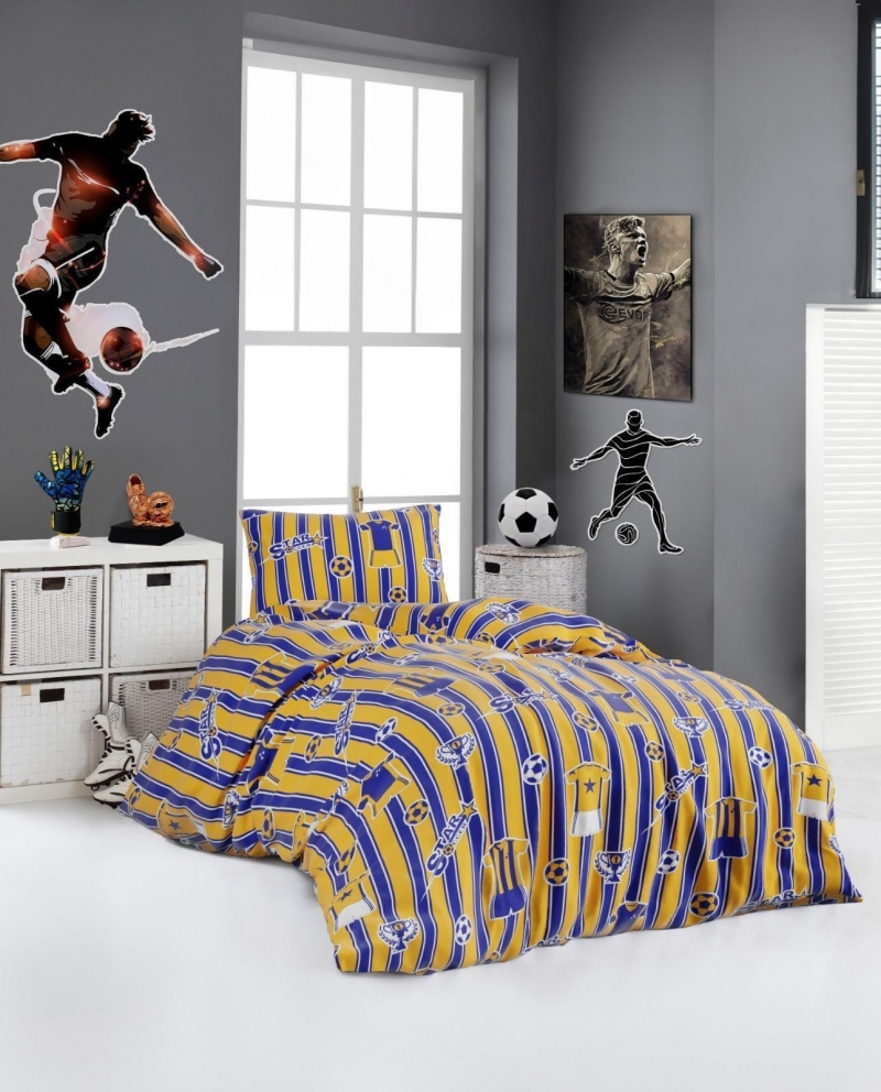 COOMFOR  FENERBAHÇE TEK KİŞİLİK NEVRESİM TAKIMI – LASTİKLİ ÇARŞAFLI