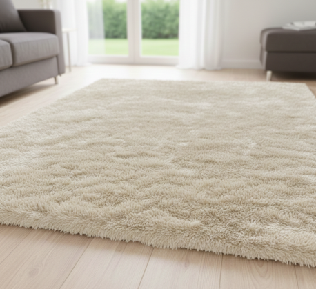 TAVŞAN TÜYÜ HALI KREM