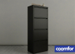 4'lü Siyah Metal Ayakkabılık